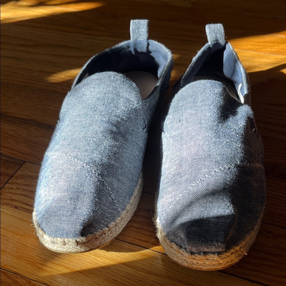 Toms Denim Blue Slip-On Shoes